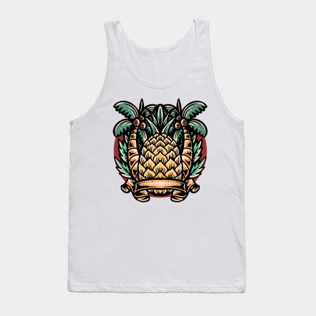 pineapple summer Tank Top by donipacoceng